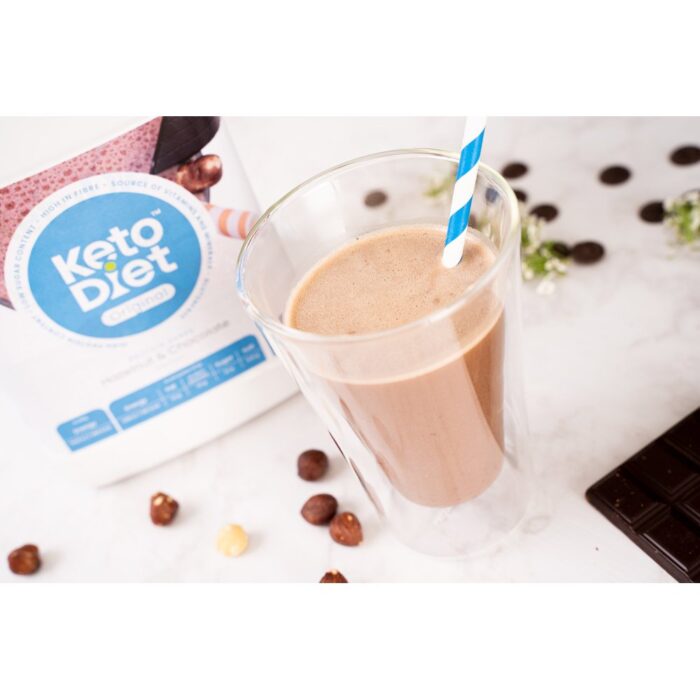 KetoDiet Protein Shake Hazelnut and Chocolate - (35 portion 1000g) - Image 3