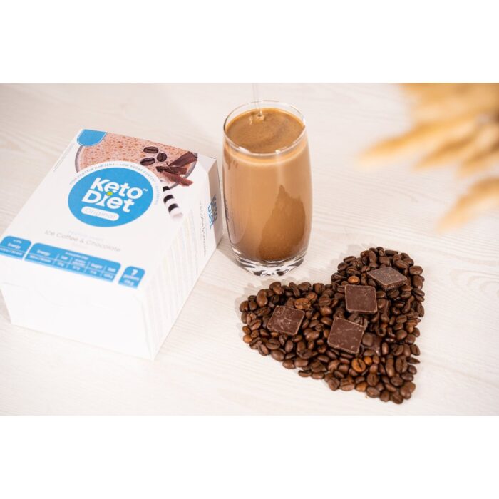 KetoDiet Protein Shake Ice Coffee & Chocolate - 14g (7 Portions) - Image 2