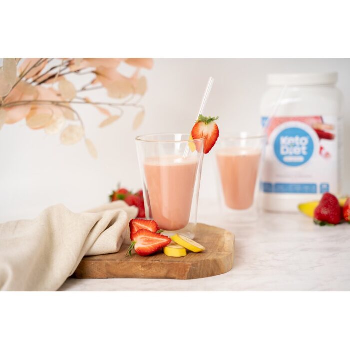 KetoDiet Protein Shake Strawberry and Banana - (35 portion 1000g) - Image 3