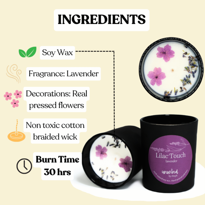 Organic Soy Wax - Lilac Touch - Image 3