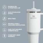Stanley Quencher H2.0 FlowState Stainless Steel Vacuum Insulated Tumbler - Pink 40 OZ. - Image 3