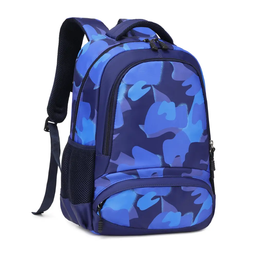 Esabela 3-Piece School Set for Kids – School Bag Water-proof Lunch Bag and Pencil Case – Deep Blue Esabela 3-Piece School Set for Kids - School Bag Water-proof Lunch Bag and Pencil Case - Deep Blue - Image 1