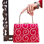 Bandani Print - Brocade Fabric Clutch Bag
