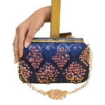 Blue And Squenced Work Party Clutch