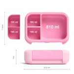 Esabela Lunch Box Set for Kids Multi-Compartment Leakproof Insulated Food Organizer Lunch Bag and Water Bottle Included Bento for School (Unicorn) - Image 3