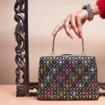 Fabric Design Clutch Bag - Multicolor