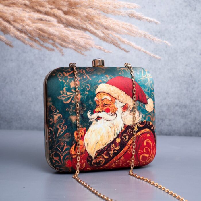 Santa Christmas Special Clutch Bag - Image 2