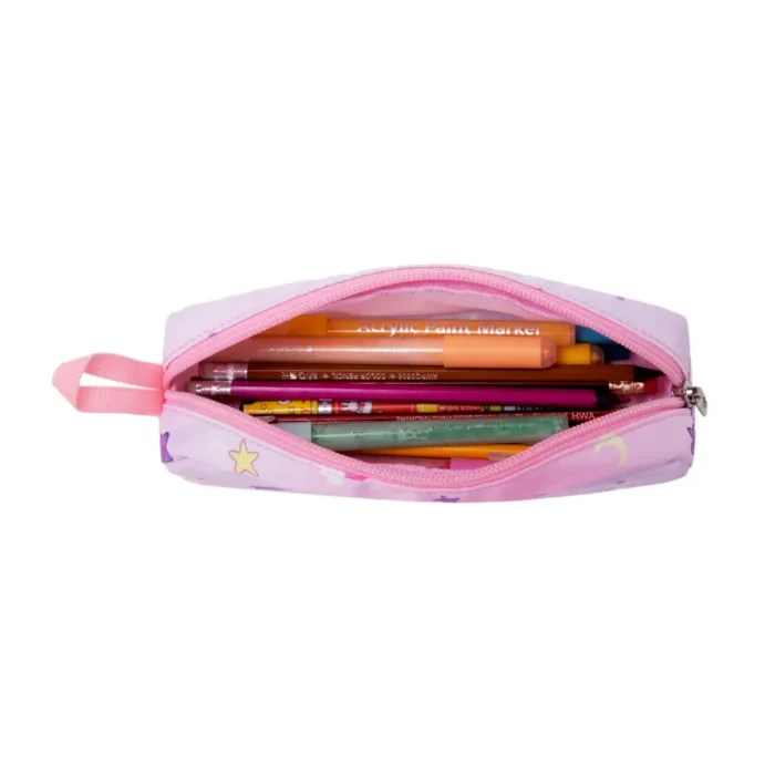 Esabela 3-Piece School Set for Kids - School Bag Water-proof Lunch Bag and Pencil Case - Pink Unicorn - Image 6