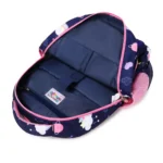 Esabela 3-Piece School Set for Kids - School Bag Water-proof Lunch Bag and Pencil Case - Pink Moon Bear - Image 4