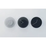 DesignNest Dusk Clock - Minimalist Wall Clock with Dusk-Inspired Color Transitions and Modern Design - Black - Image 3