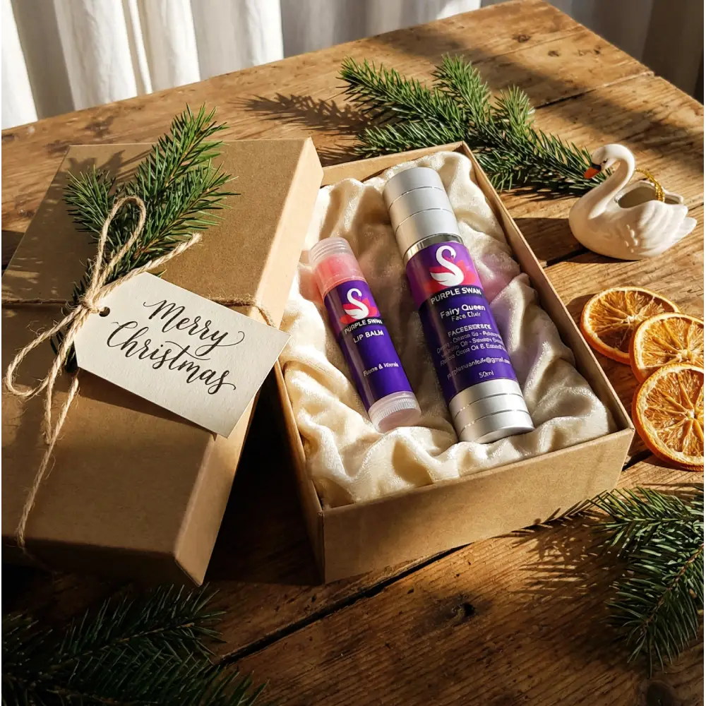 Fairy Queen Lip Balm 2 (1) Christmas Natural Skincare Gift Hamper Fairy Queen - Purple Swan - Image 1