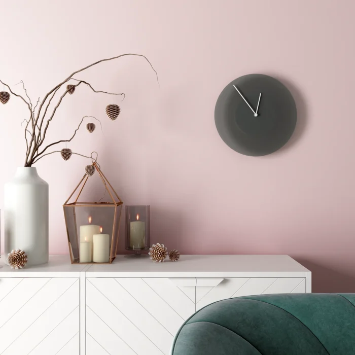 DesignNest Dusk Clock - Minimalist Wall Clock with Dusk-Inspired Color Transitions and Modern Design - Black - Image 5