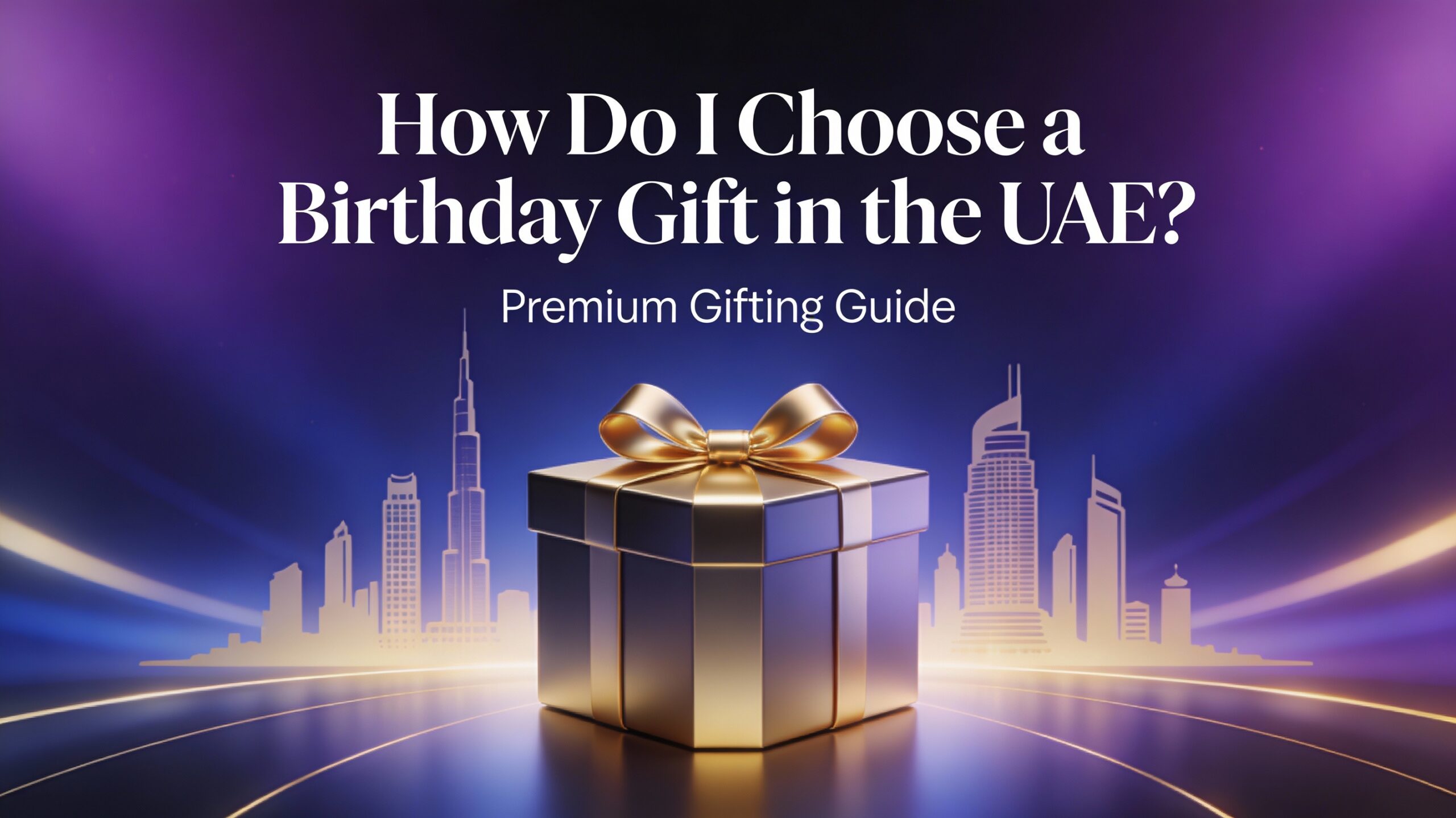 How Do I Choose a Birthday Gift in the UAE?