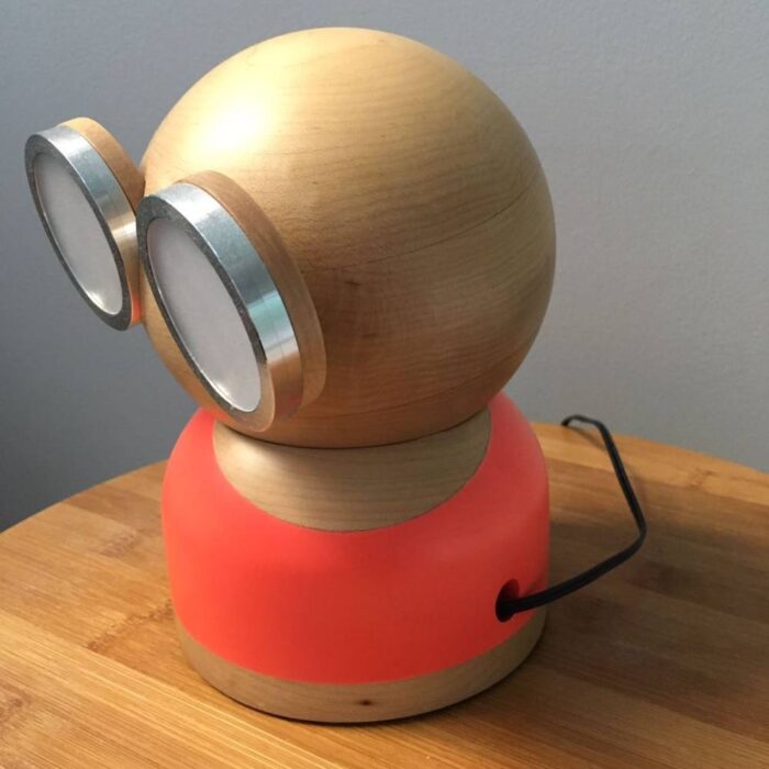DesignNest GoggleLamp Mr Watt Wood - Red - Image 5