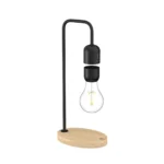 Levitating Lamp Wireless Charging - Wood