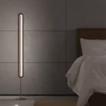 Designnest LightPillar Dimmable LED Floor Lamp with Remote Control Touch Sensor Standing Lamp Warm White 3000K Modern Aluminium Floor Light for Living Room Bedroom Office Grey - Image 4