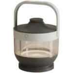 DesignNest PowerCooker Glass Electric Cooker 3L with Touch Control Panel, Multi-Function Rice Cooker & Steamer with Tempered Glass Pot, 600W Kitchen Appliance for Rice, Soup. - Transparent