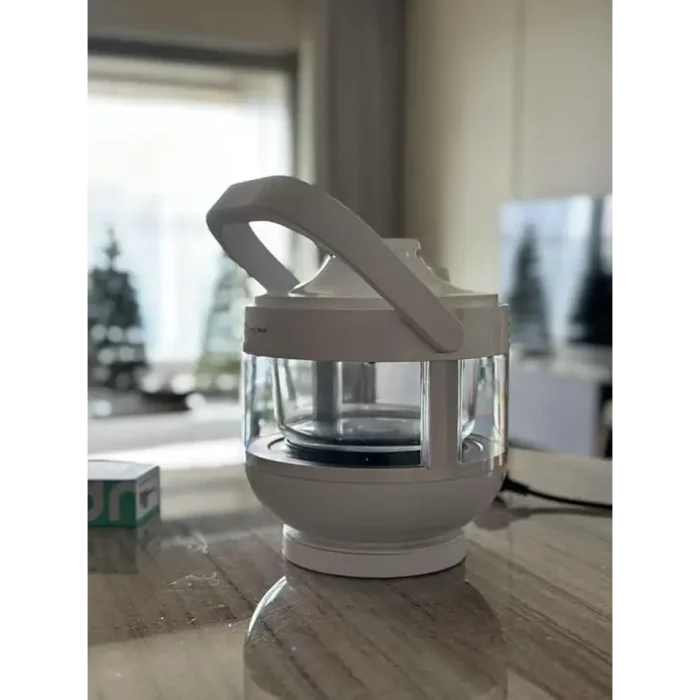 DesignNest PowerCooker Glass Electric Cooker 3L with Touch Control Panel, Multi-Function Rice Cooker & Steamer with Tempered Glass Pot, 600W Kitchen Appliance for Rice, Soup. - Transparent - Image 6