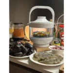 DesignNest PowerCooker Glass Electric Cooker 3L with Touch Control Panel, Multi-Function Rice Cooker & Steamer with Tempered Glass Pot, 600W Kitchen Appliance for Rice, Soup. - Transparent - Image 7