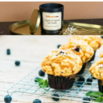 Sun-Dappled Blueberry Muffin Organic Vegan Non-Toxic Pet-friendly Soy Scented Candle