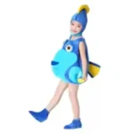 Dory Sea Animal Costume for Kids - Blue and Yellow for Boys and Girls - Image 2