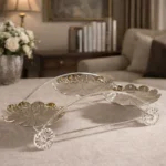 Silver Plate Three Tier Platter Tableware For Home Decor and Gifting