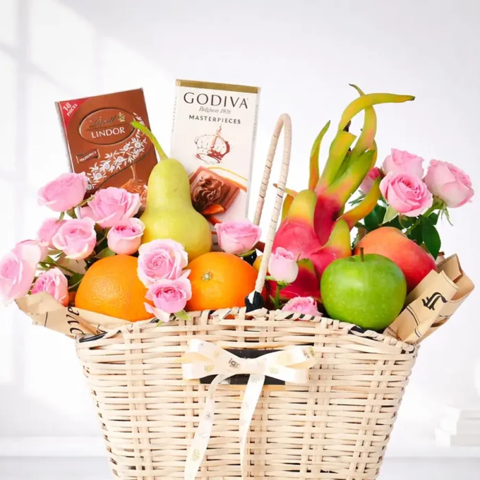 Gourmet Fruit & Chocolate Hamper - Image 2