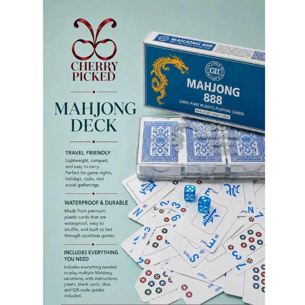 CP-MJ-DECK Mahjong Deck - Travel Friendly - Image 1