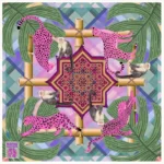 Mahjong Mehfil Mats - Pink Panther