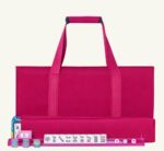 Mahjong Luxury Shimmer Tiles Set with Tote Bag - Blue - Image 2