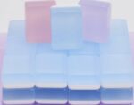 Mahjong Luxury Jelly Tiles Set with Tote Bag - Blue - Image 7