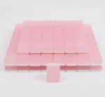 Mahjong Luxury Jelly Tiles Set with Tote Bag - Pink
